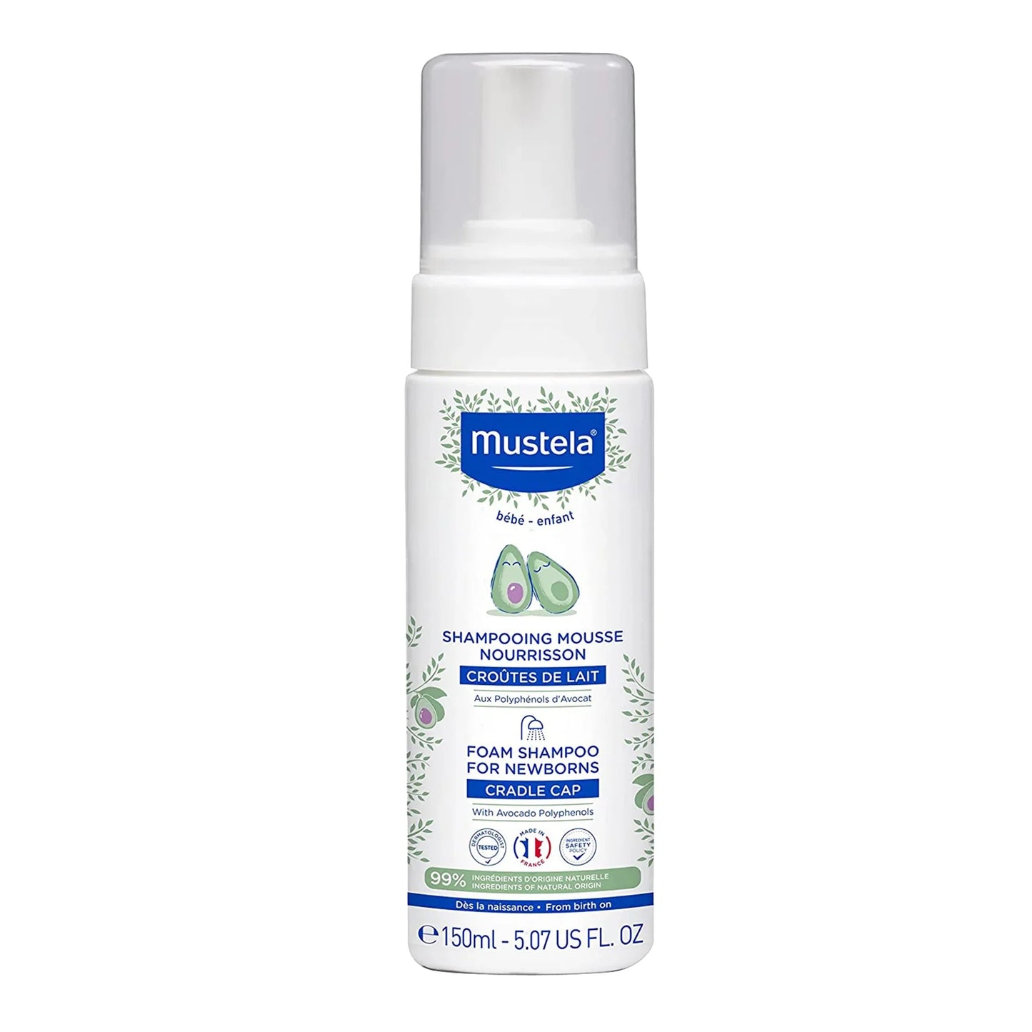 MUSTELA Foam Shampoo for Newborns – Cradle Cap - 150ml