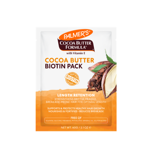 PALMERS Cocoa Butter & Biotin Length Retention Biotin Pack 60g
