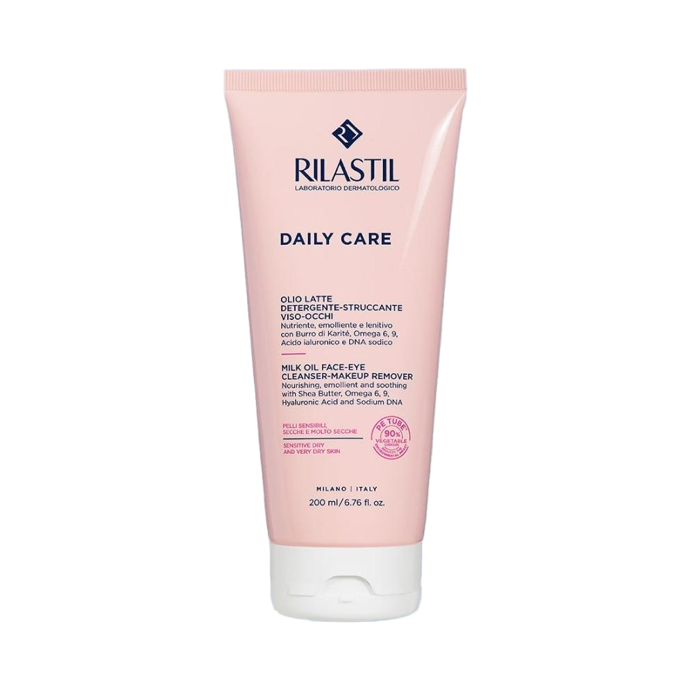 RILASTIL DAILY CARE MILK OIL FACE–EYE CLEANSER & MAKEUP REMOVER