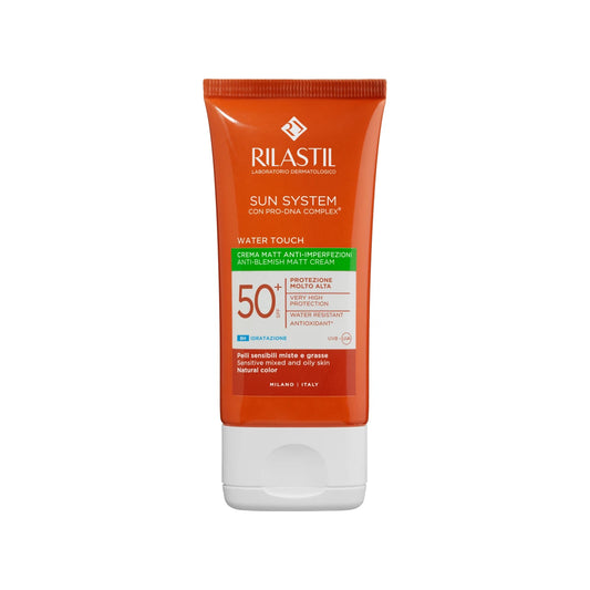 RILASTIL SUN SYSTEM WATER TOUCH ANTI-BLEMISH MATT CREAM SPF 50+ 50ml
