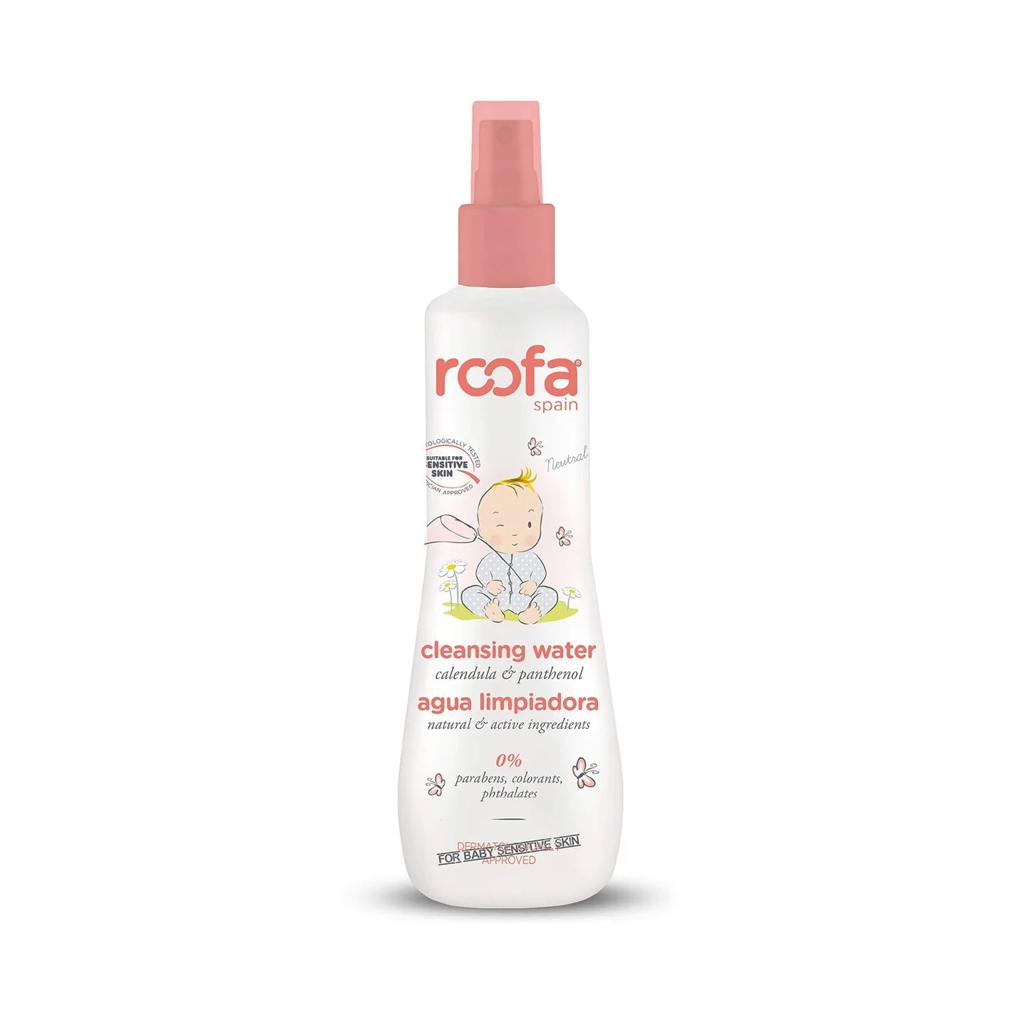 ROOFA Baby Cleansing Water – Gentle & Soothing Skin Cleanser 200ML