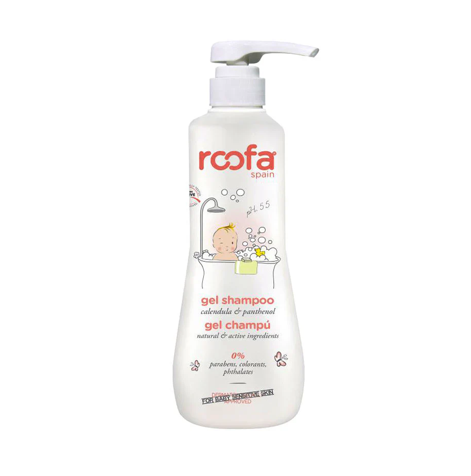 ROOFA Baby Gel Shampoo – Gentle Cleansing for Delicate Skin & Hair 500ML