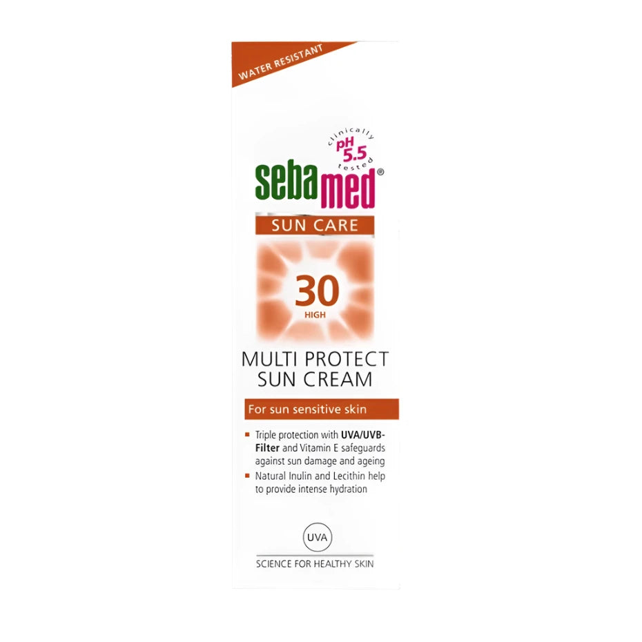 كريم الحماية من الشمس SEBA MED Sun Care SPF 30 – كريم الحماية من الشمس متعدد الاستخدامات 75 مل
