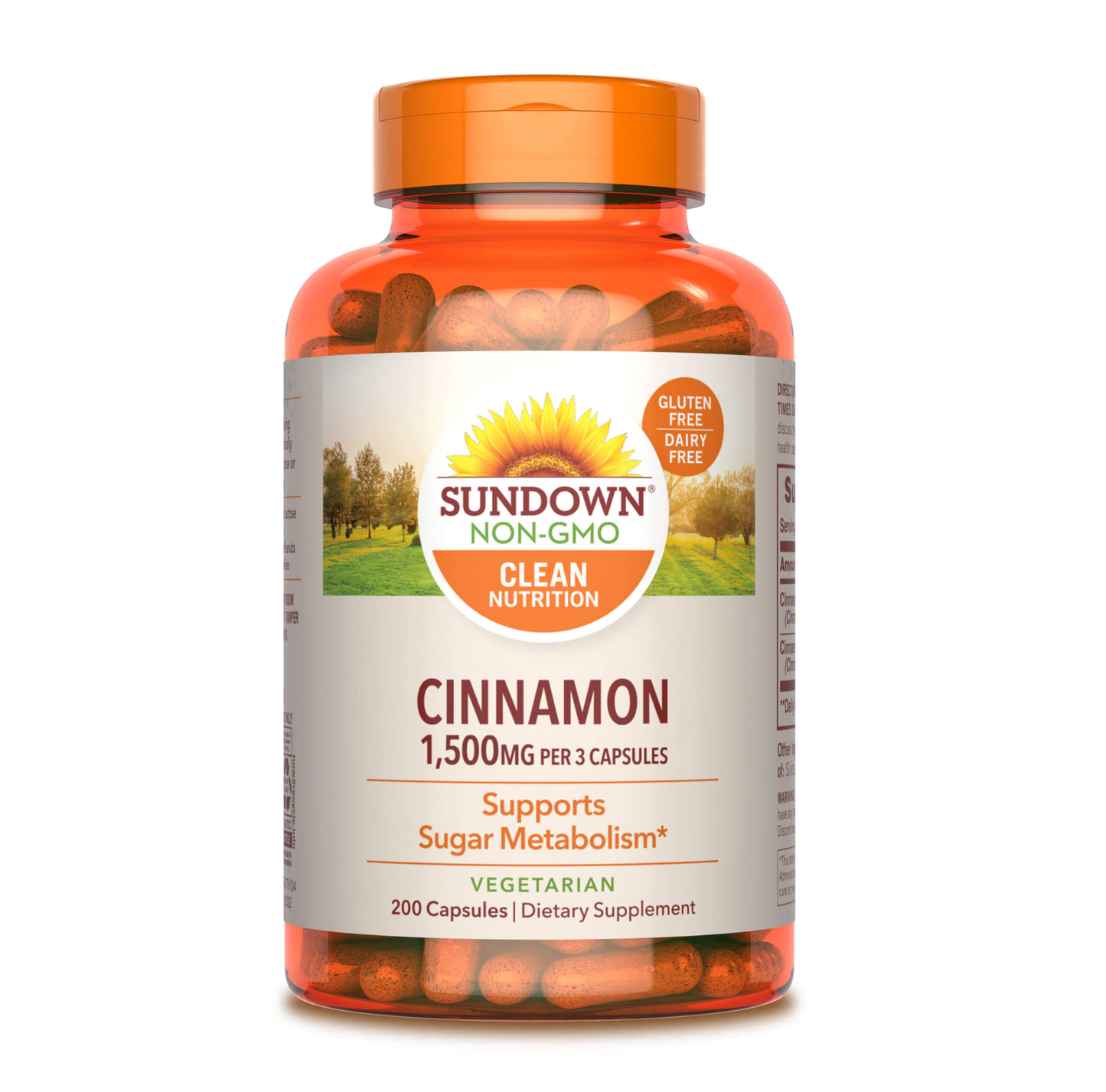 SUNDOWN CINNAMON 1500MG 200 CAPSULE