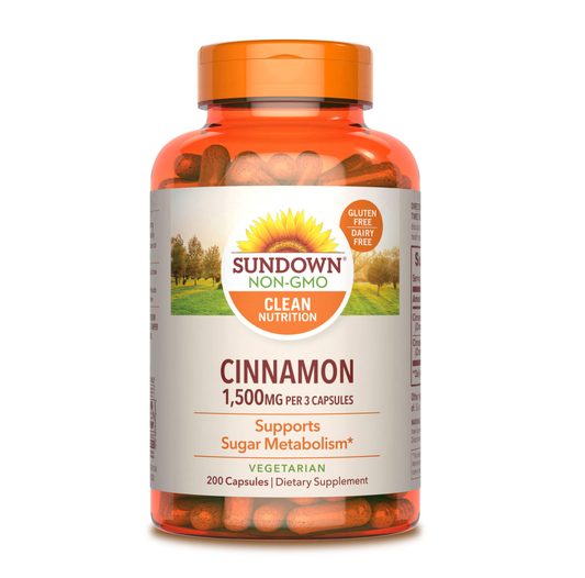 SUNDOWN CINNAMON 1500MG 200 CAPSULE