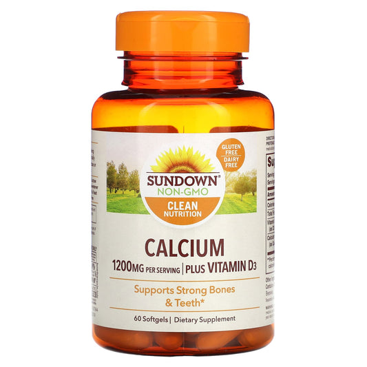 SUNDOWN Calcium + Vitamin D3 (1200 mg) 60 Softgels
