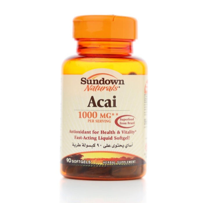 SUNDOWN Naturals Acai 1000 MG – 90 Softgels