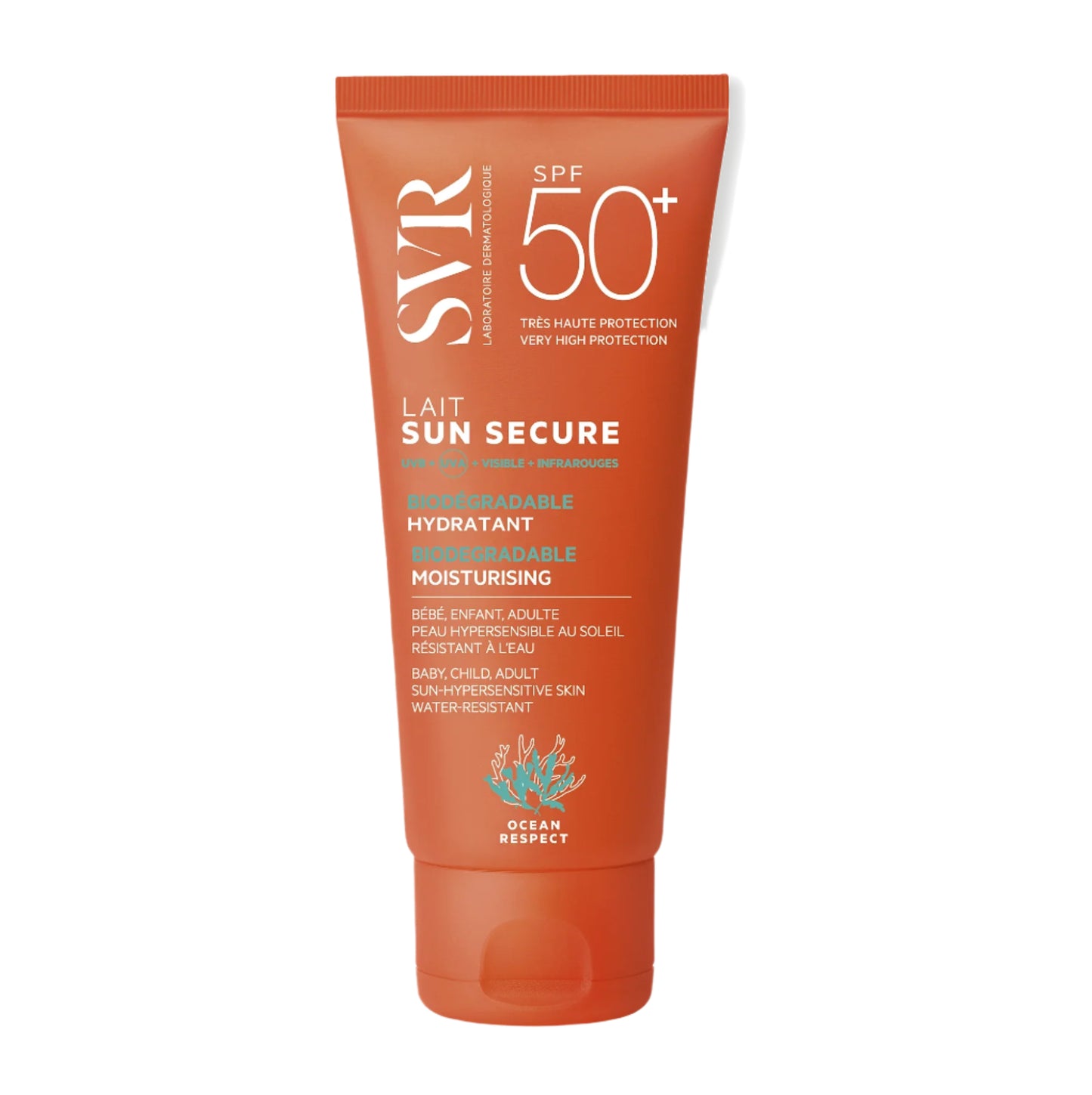 حليب SVR Sun Secure SPF 50+ المرطب - 100 مل