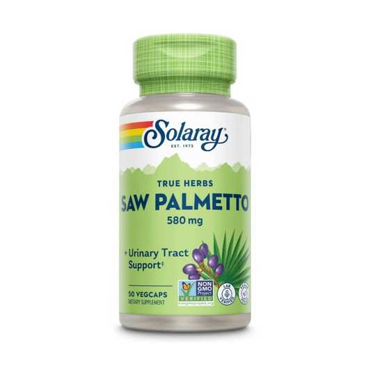 Solaray Saw Palmetto 580 mg Dietary Supplement – 50 VegCaps