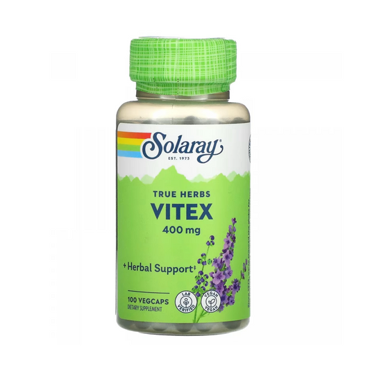 Solaray True Herbs Vitex 400 mg Dietary Supplement – 100 VegCaps