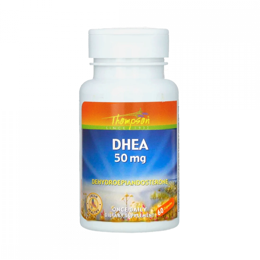 Thompson DHEA 50 mg Dietary Supplement – 60 Capsules