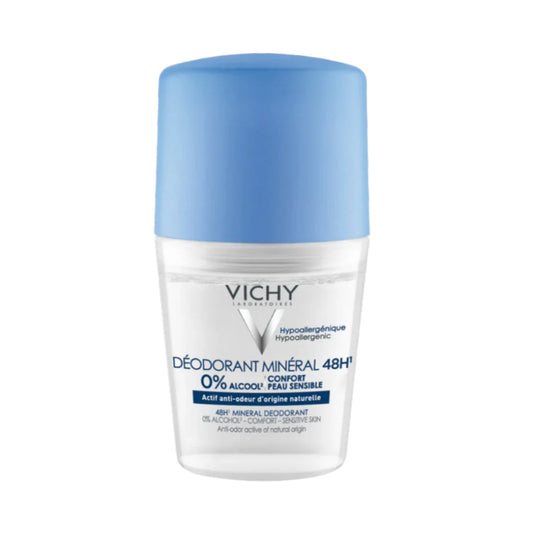 VICHY 48-Hour Mineral Aluminium Salt Free Roll On 50ml Unisex