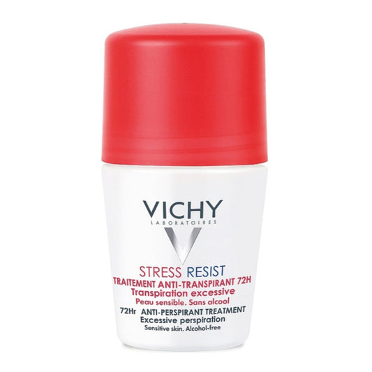 VICHY 72-Hour Stress Resist Anti-Perspirant for Sensitive Skin Roll On 50ml Unisex