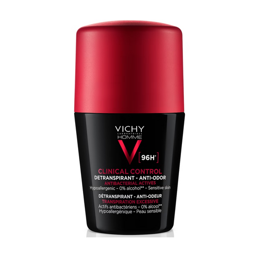 VICHY 96-Hour Clinical Control Detranspirant Anti-Odor For Roll On 50ml Men