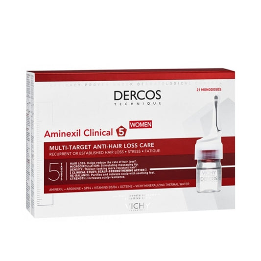 VICHY Dercos Aminexil Clinical Anti-Hair Loss Treatment 21x6ml Women