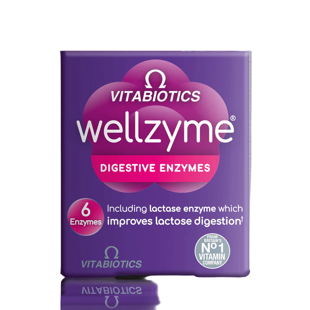 VITABIOTICS WELLZYME DIGESTIVE ENZYMES 60 Capsules