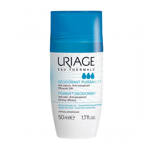 Uriage POWER 3 DEODORANT – 24-Hour Protection & Freshness 50ml