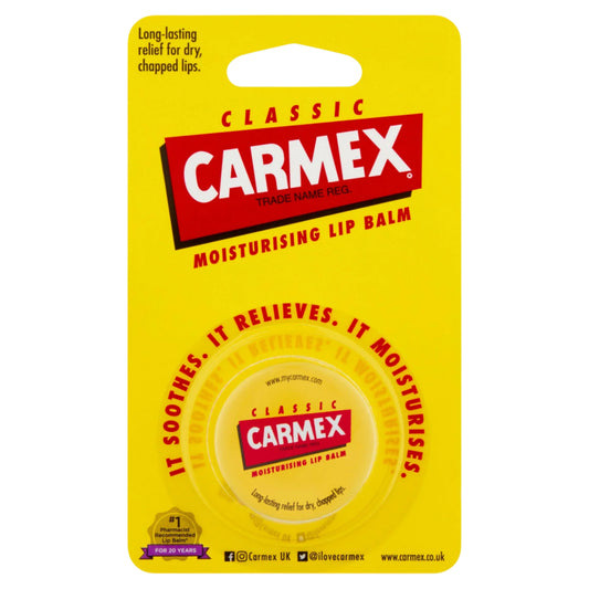 Carmex Classic Moisturising Lip Balm Pot – 7.5g